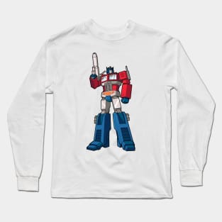 The Hero: Optimus Prime Long Sleeve T-Shirt